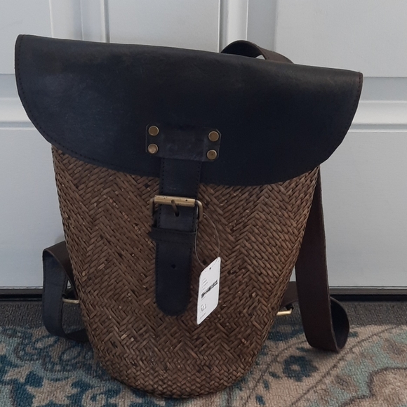 Free People Other - Free People Weaved Backpack Hand Woven